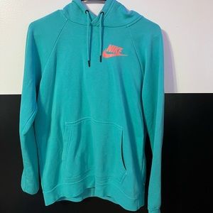 Teal Nike hoodie
